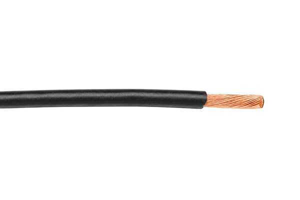 Representative single-conductor hook-up wire for electronic equipment